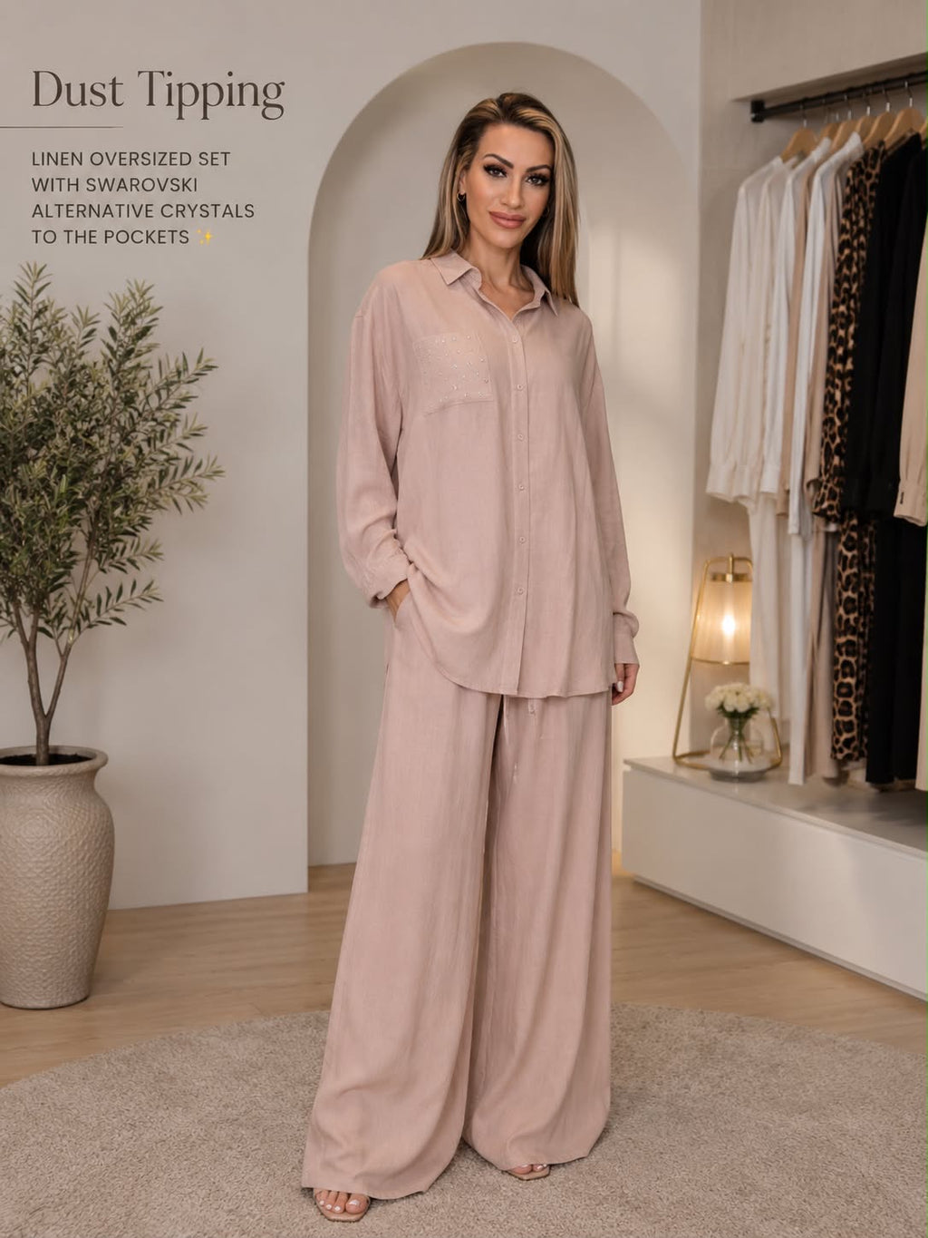 Stellar Signature Crystal Linen Set