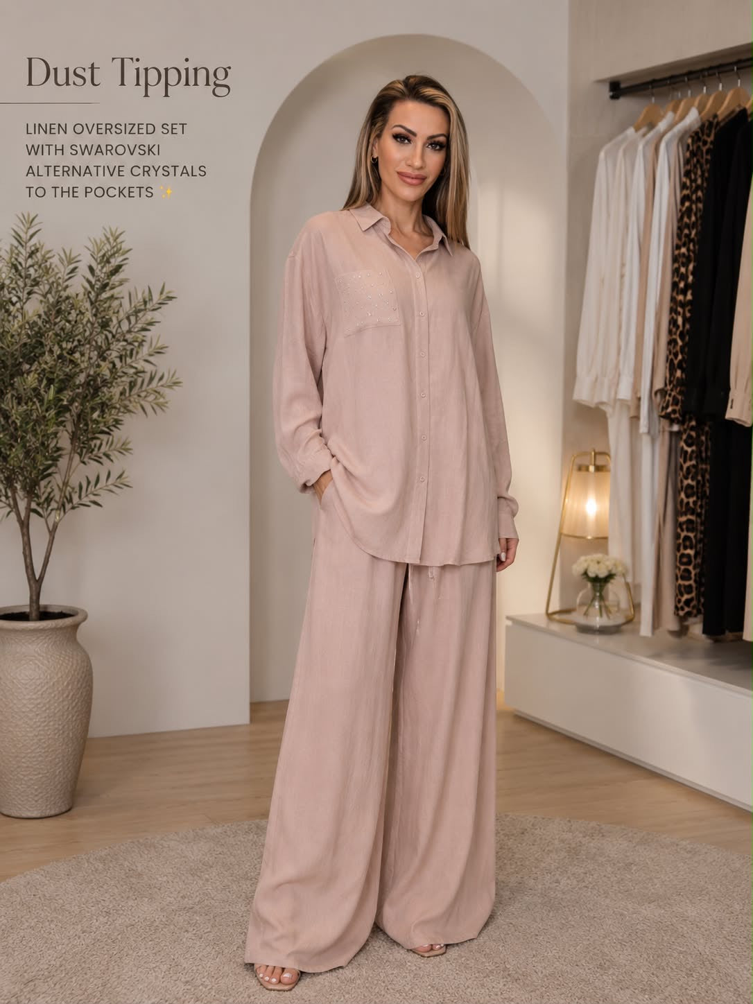 Stellar Signature Crystal Linen Set