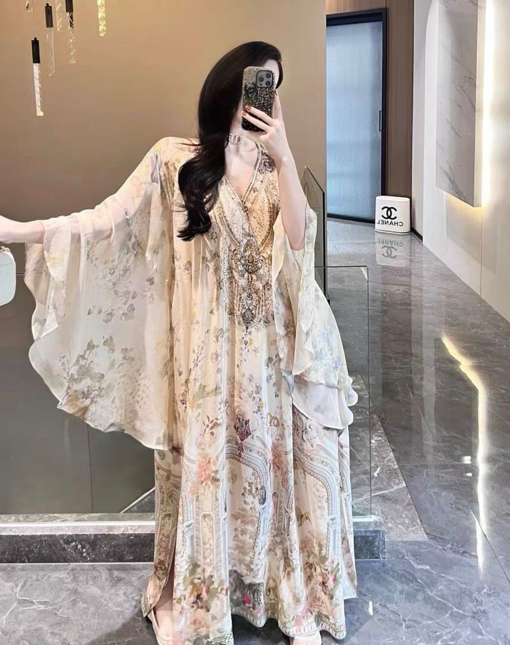 Palais Sauvage Silk Kaftan