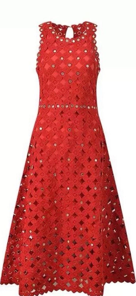 Ruby Royale Lace Dress
