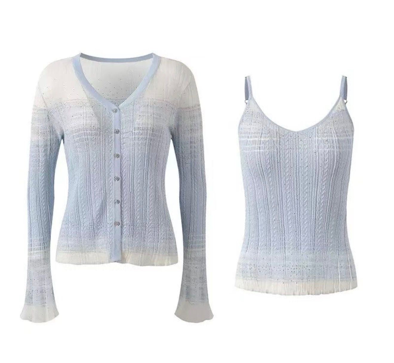 Azure Élégance Twinset