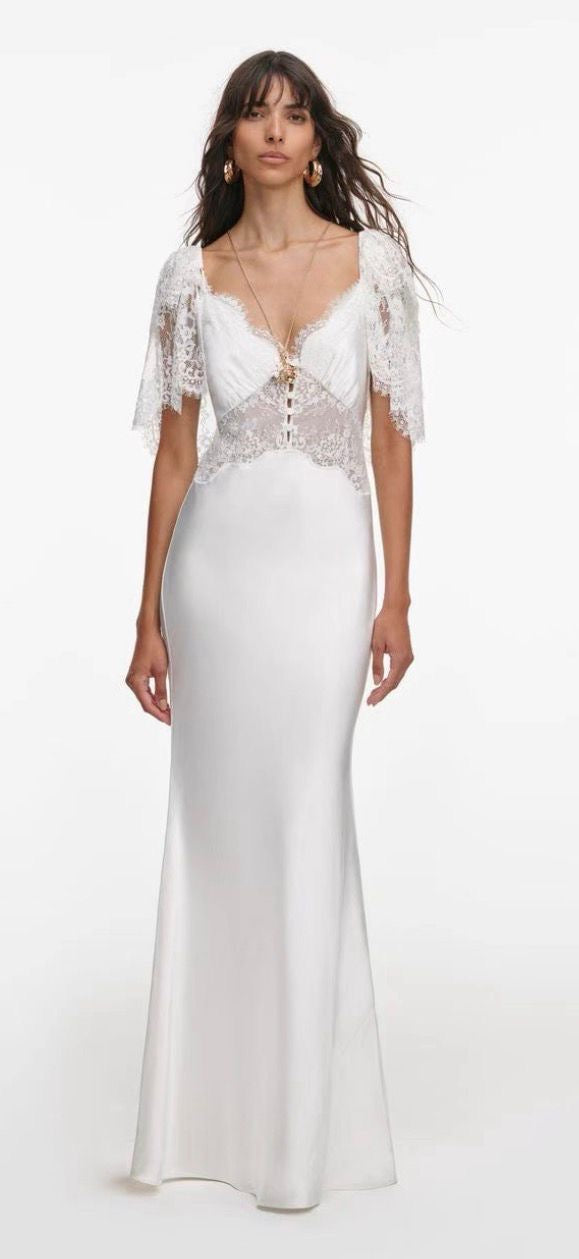 Bianca Silk-Feel Gown
