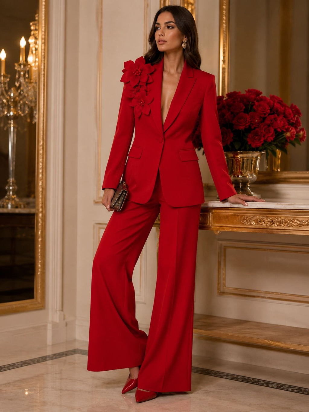 Bloom Élégance Couture Suit