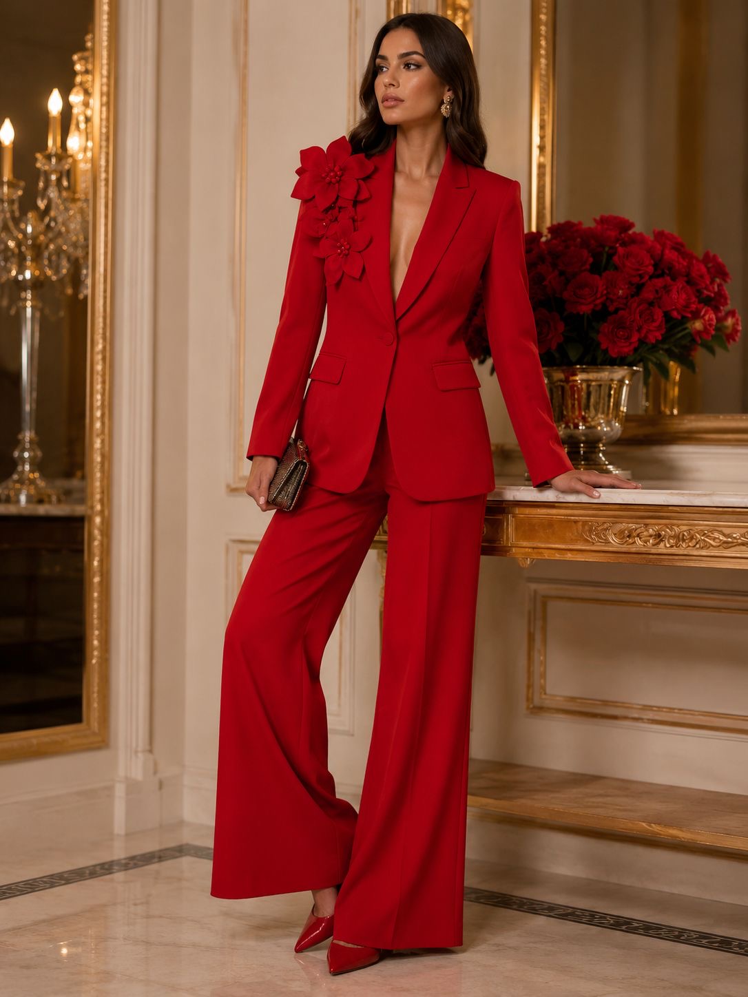 Bloom Élégance Couture Suit