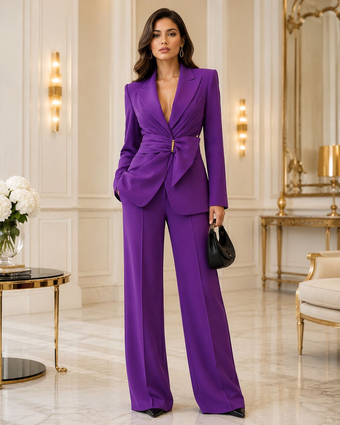 Imperial Amethyst Couture Suit