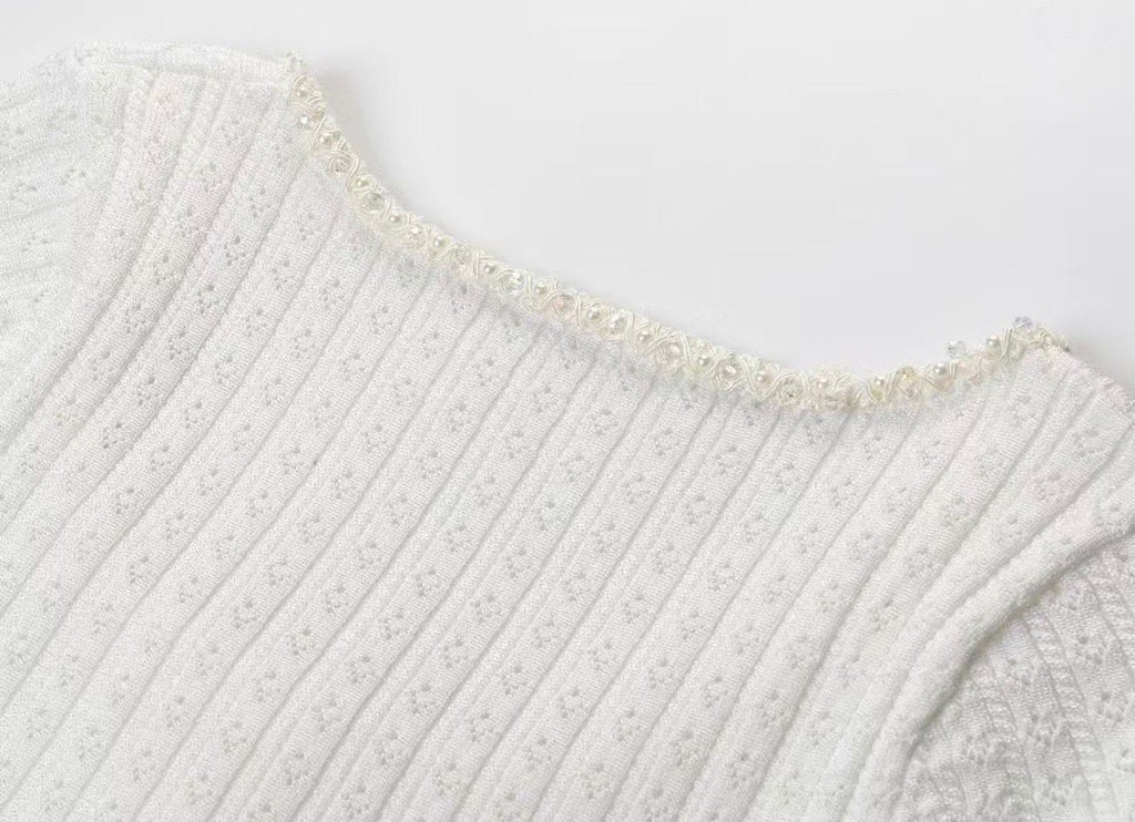 Chantilly Pearl Knit Dress