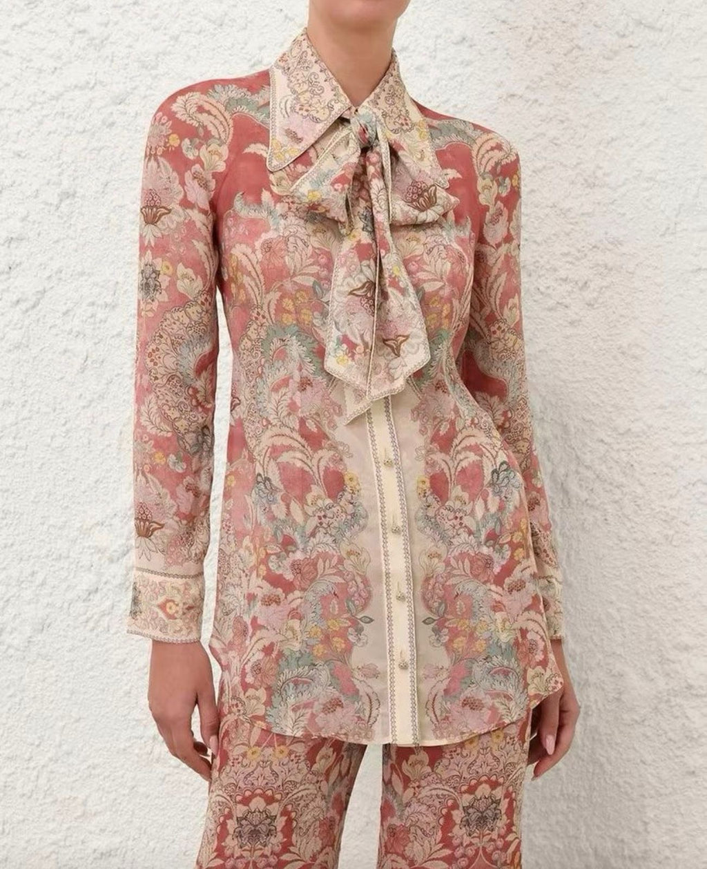 The Rosé Palais Silk Ensemble