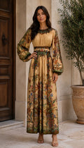 Golden Botanica Luxe Gown
