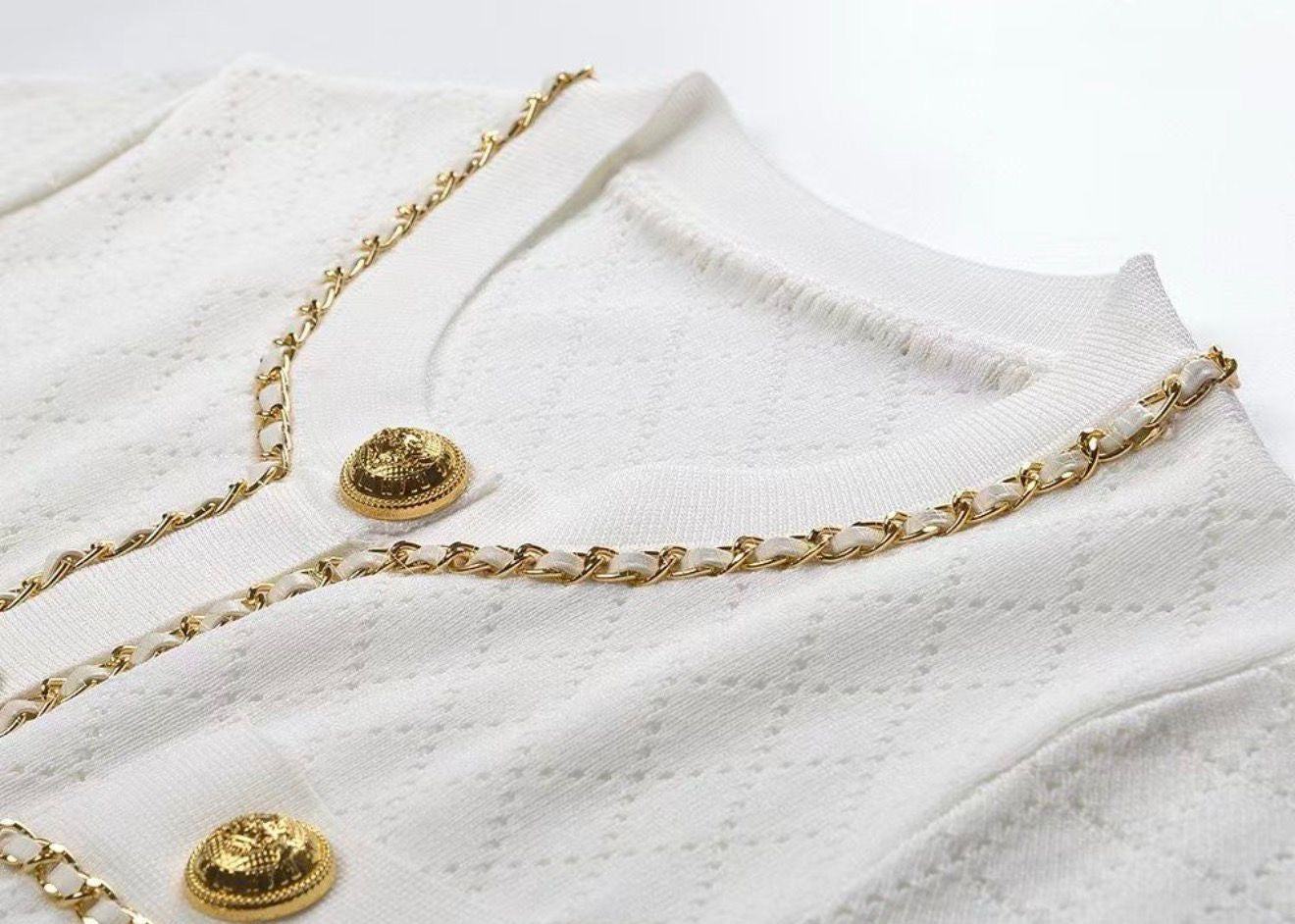 Monet Chain Knit Cardigan