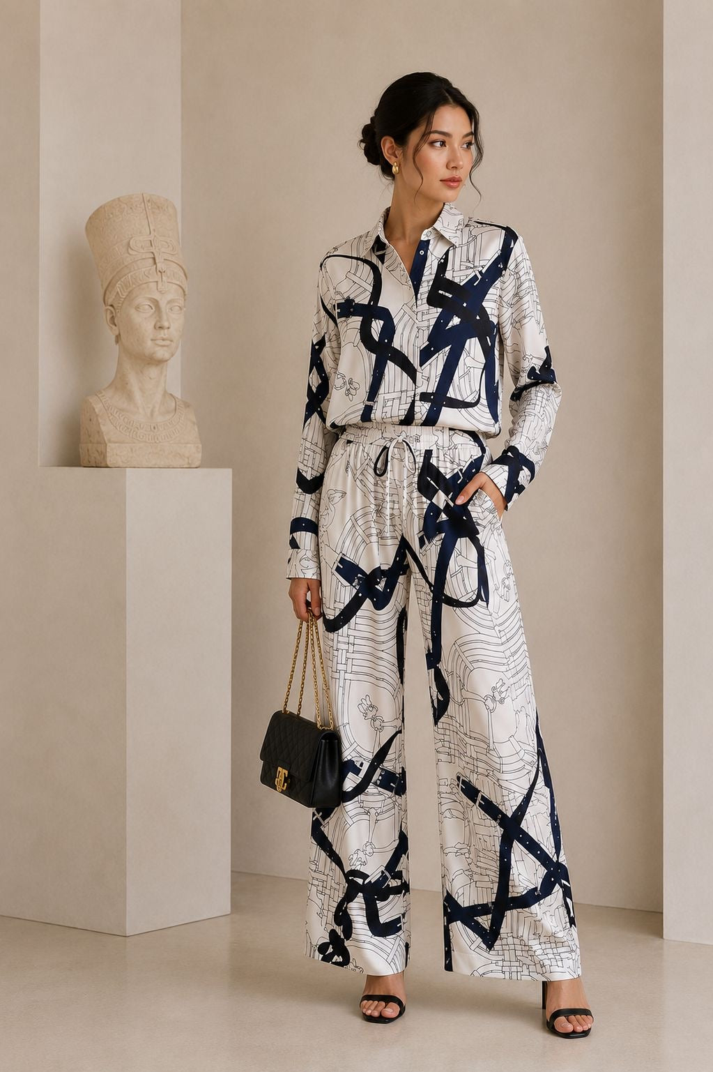 Royal Satin Luxe Co-Ord Set