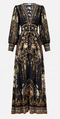 Midnight Royale Silk Gown