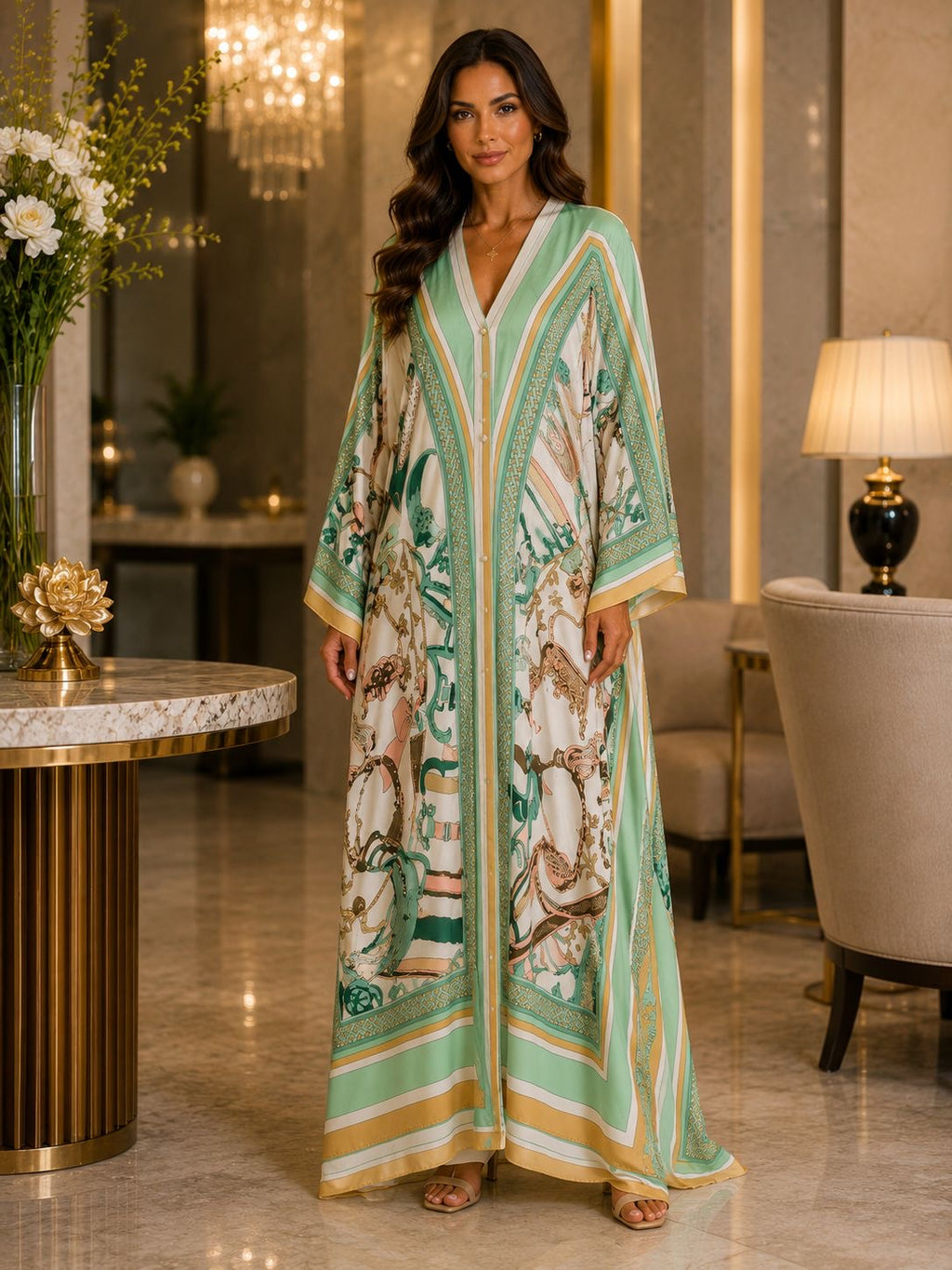 Azure Riviera Kaftan