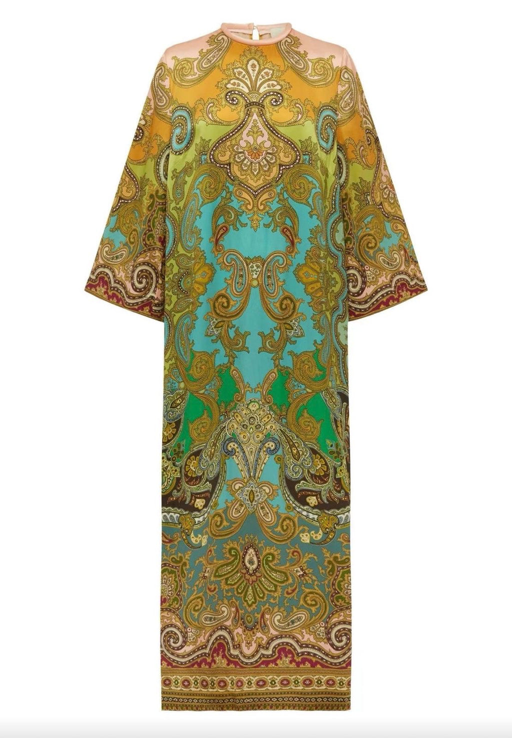 The Celestial Oasis Silk Gown