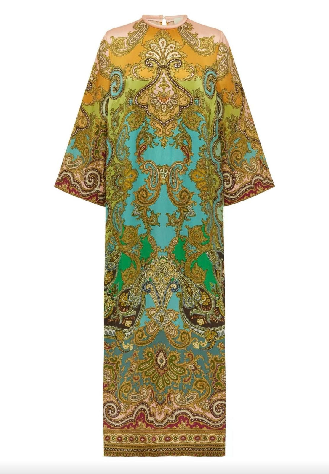 The Celestial Oasis Silk Gown