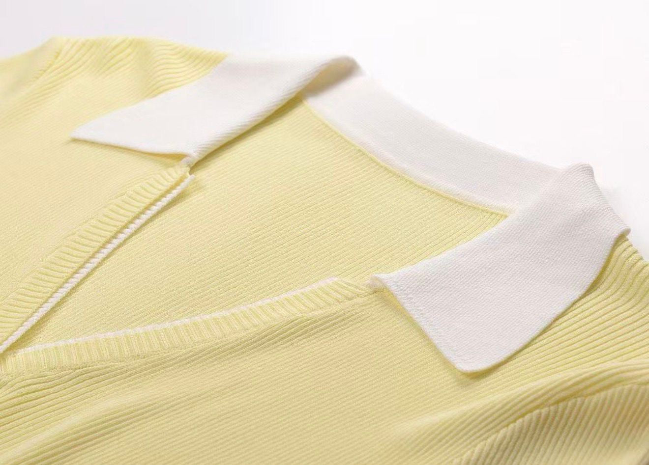 Capri Knit Polo Top