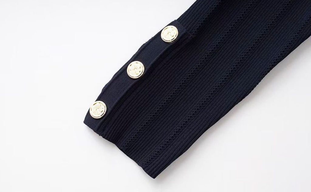 Midnight Royale Knit Dress