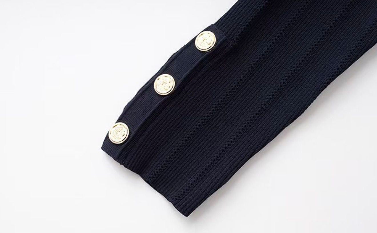 Midnight Royale Knit Dress