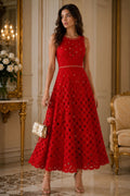 Ruby Royale Lace Dress